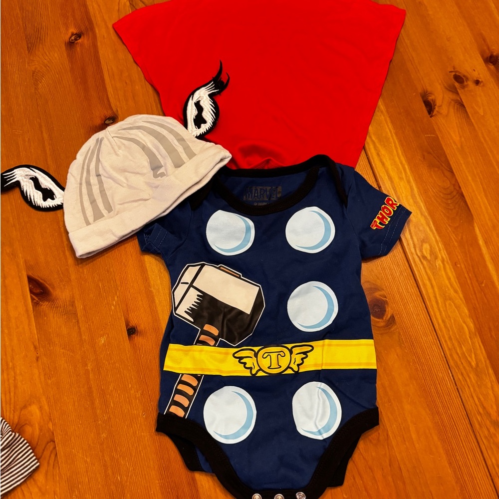 Marvel costume and thanksgiving outfit ready!